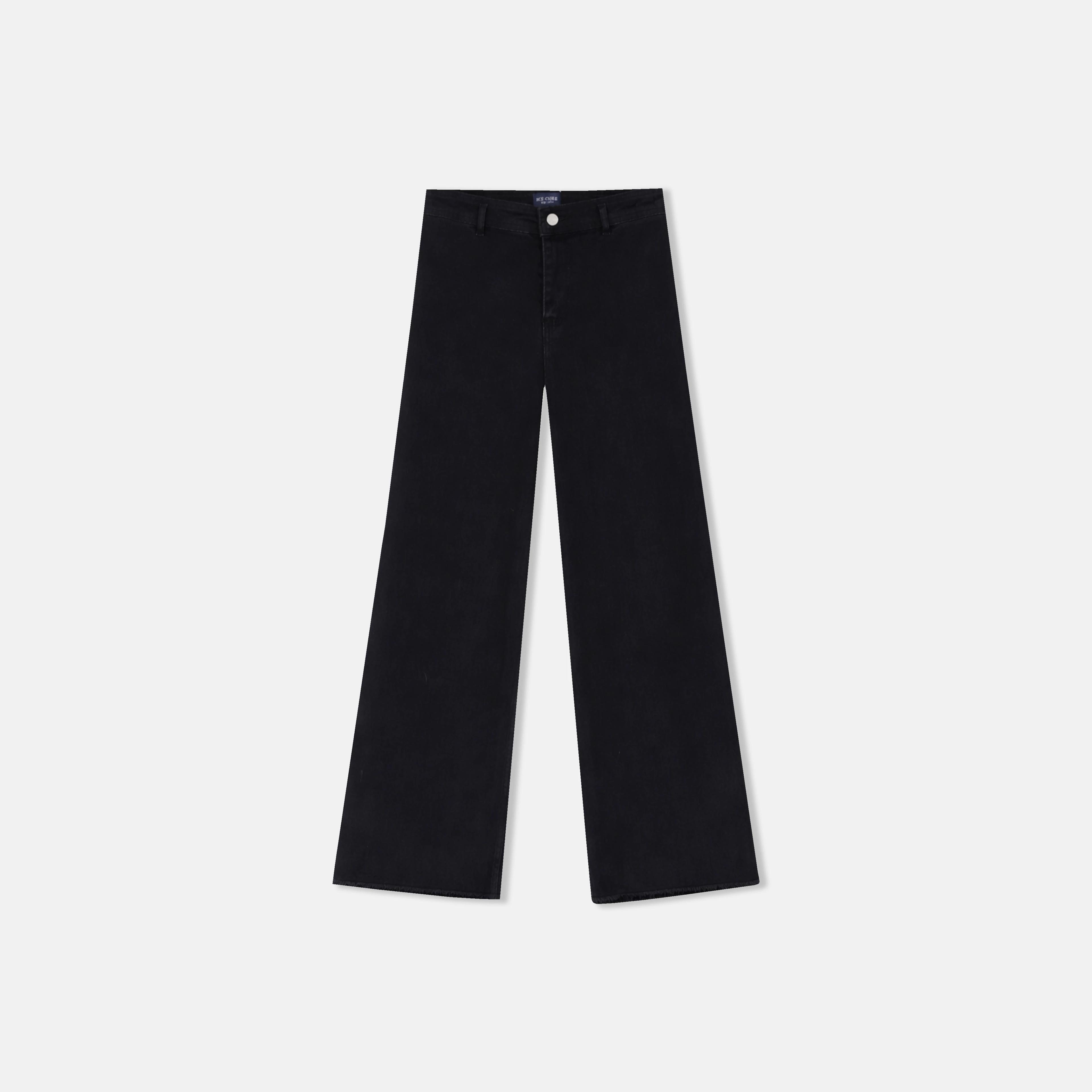 بنطلون نسائي طويل واسع الساقين Thumbnail 1