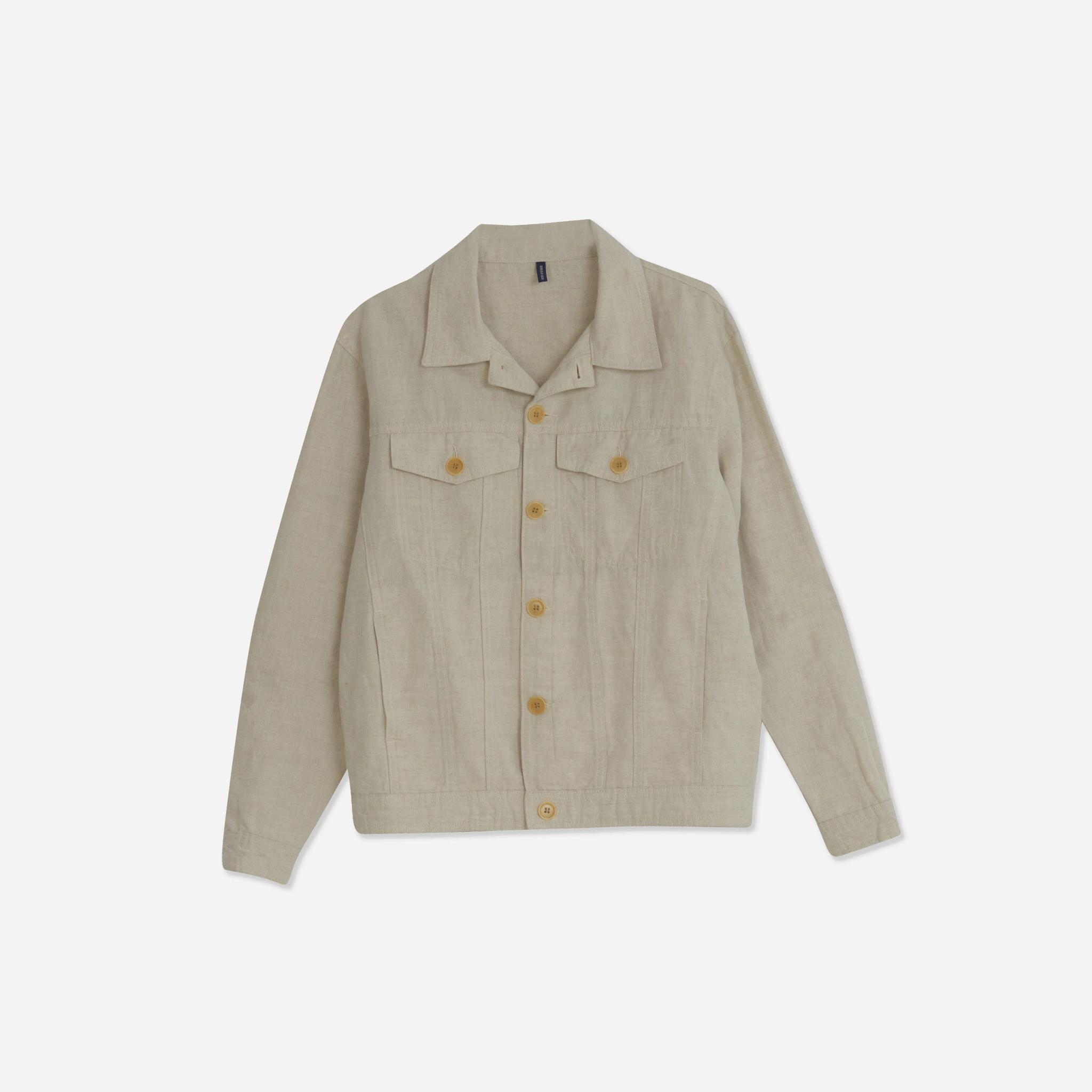 جاكيت رجالي كاجوال من مزيج الكتان product image