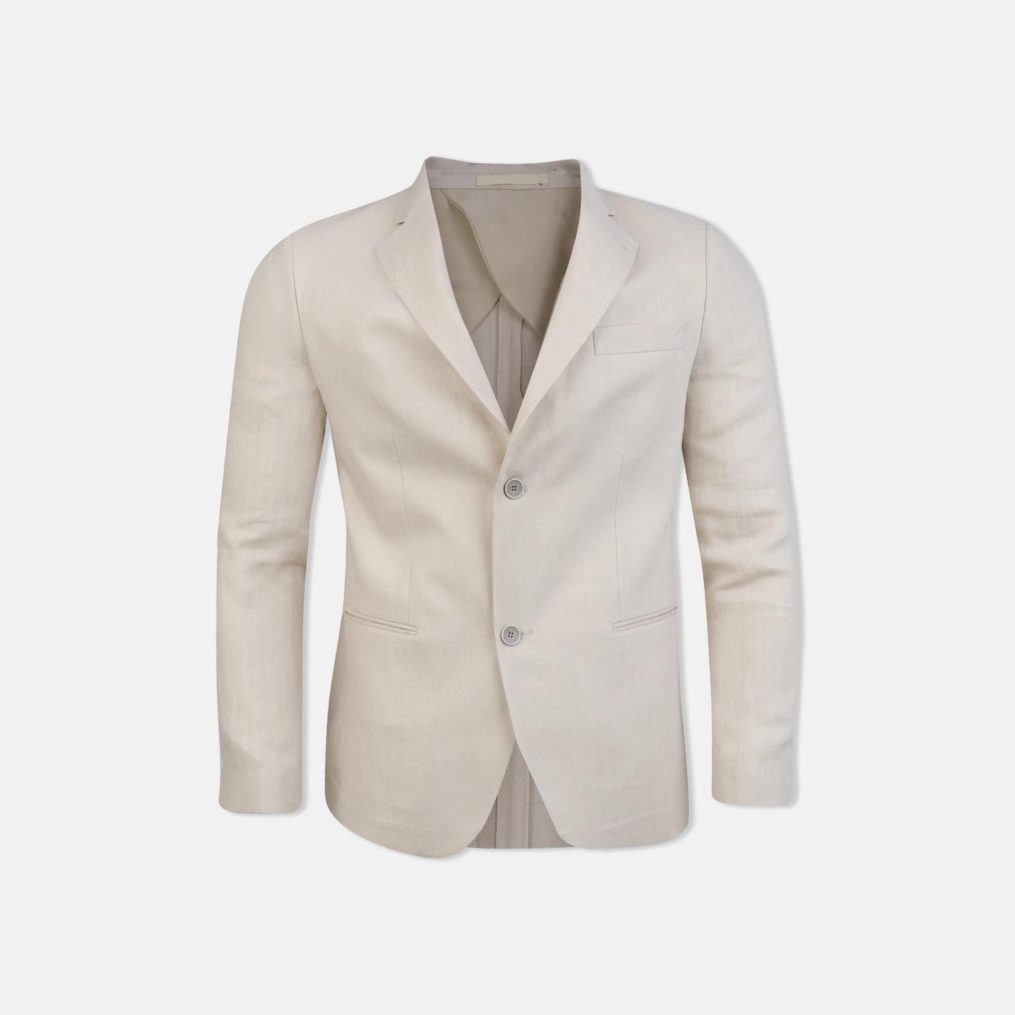 جاكيت رسمي رجالي من مزيج الخطوط product image