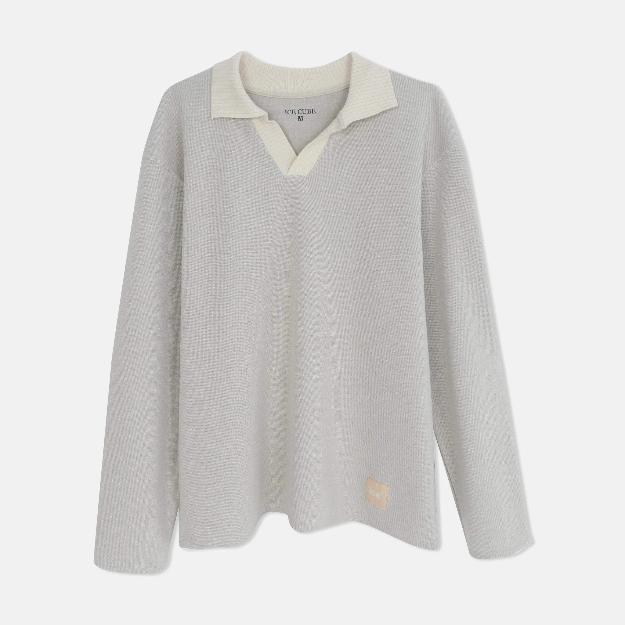 سويت شيرت بولو بأكمام طويلة للرجال product image
