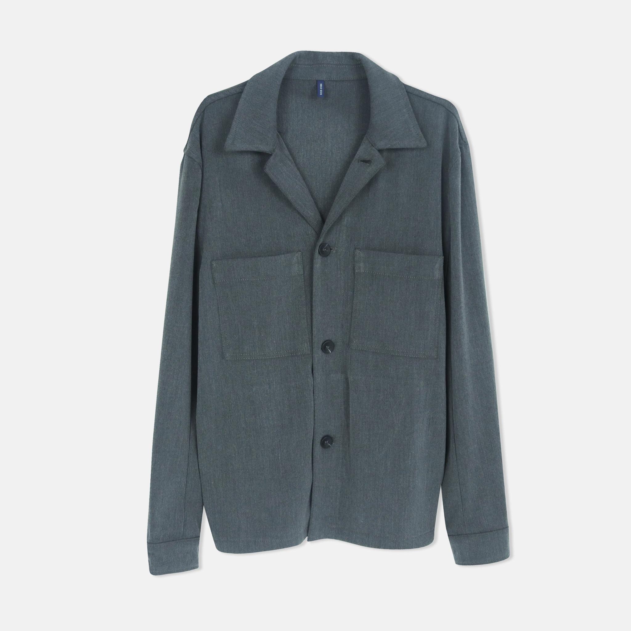 جاكيت رجالي كاجوال مع جيوب على الصدر product image