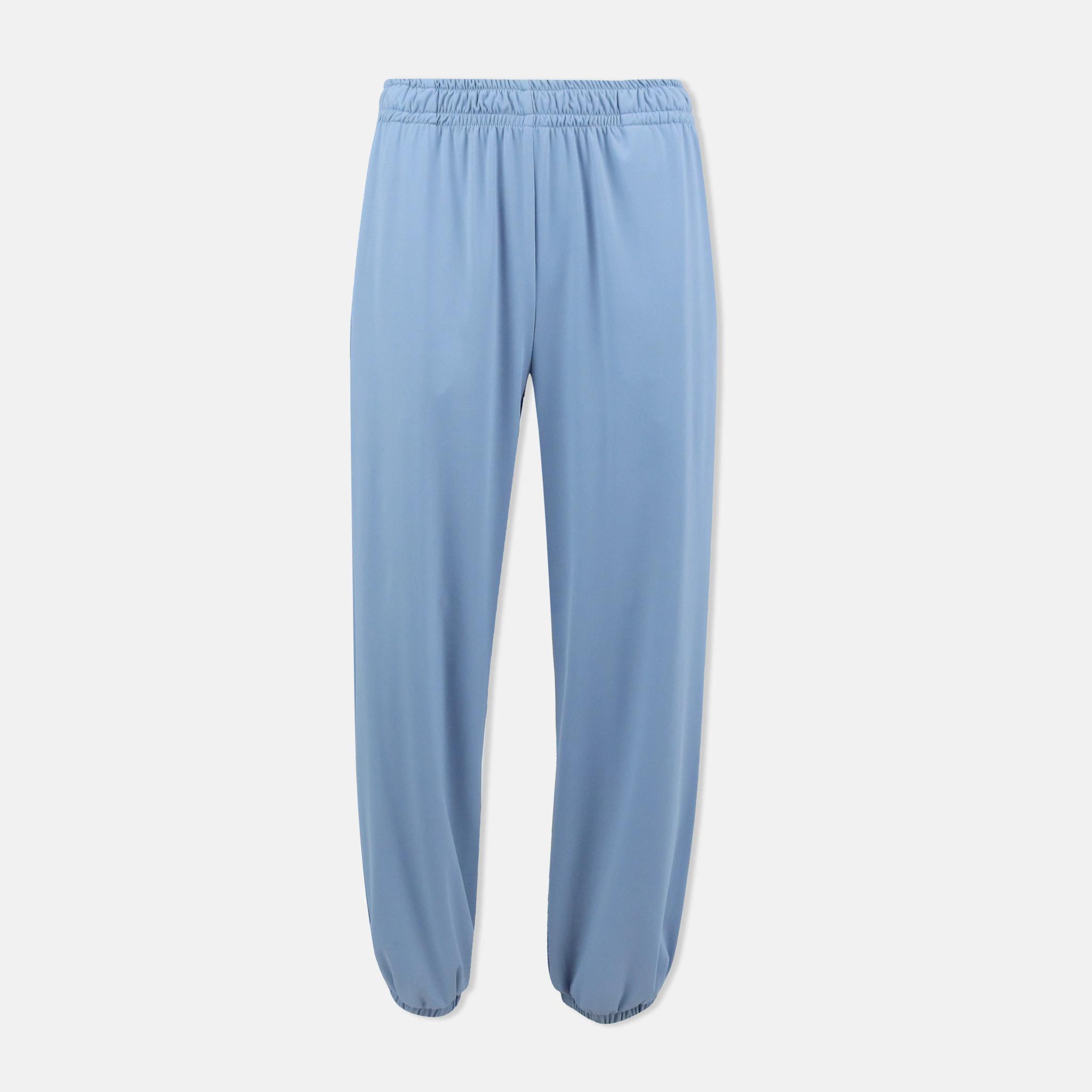 بنطلون رياضي نسائي مريح من مزيج النايلون مع خصر مرن product image