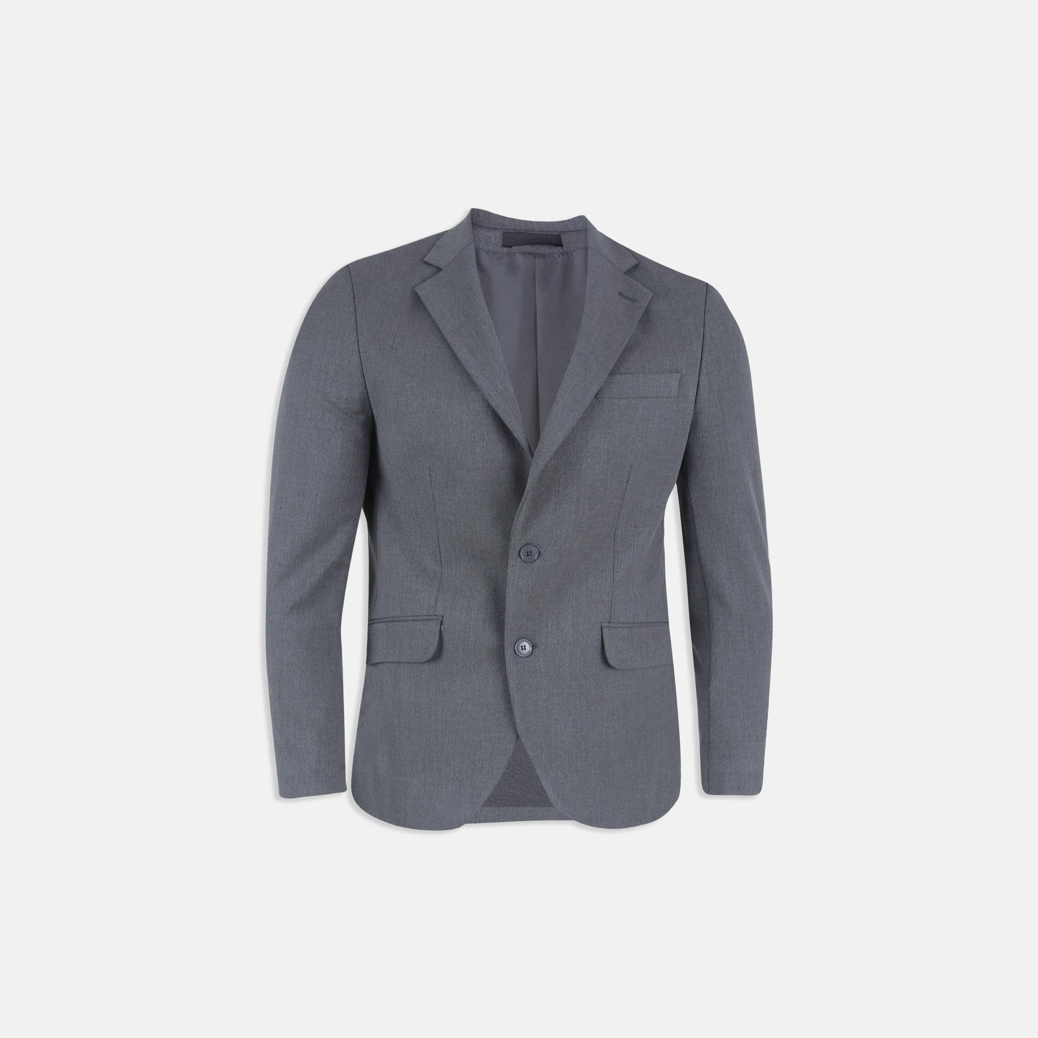 جاكيت رياضي محبوك بقصّة Slim Fit مع جيوب جانبية product image