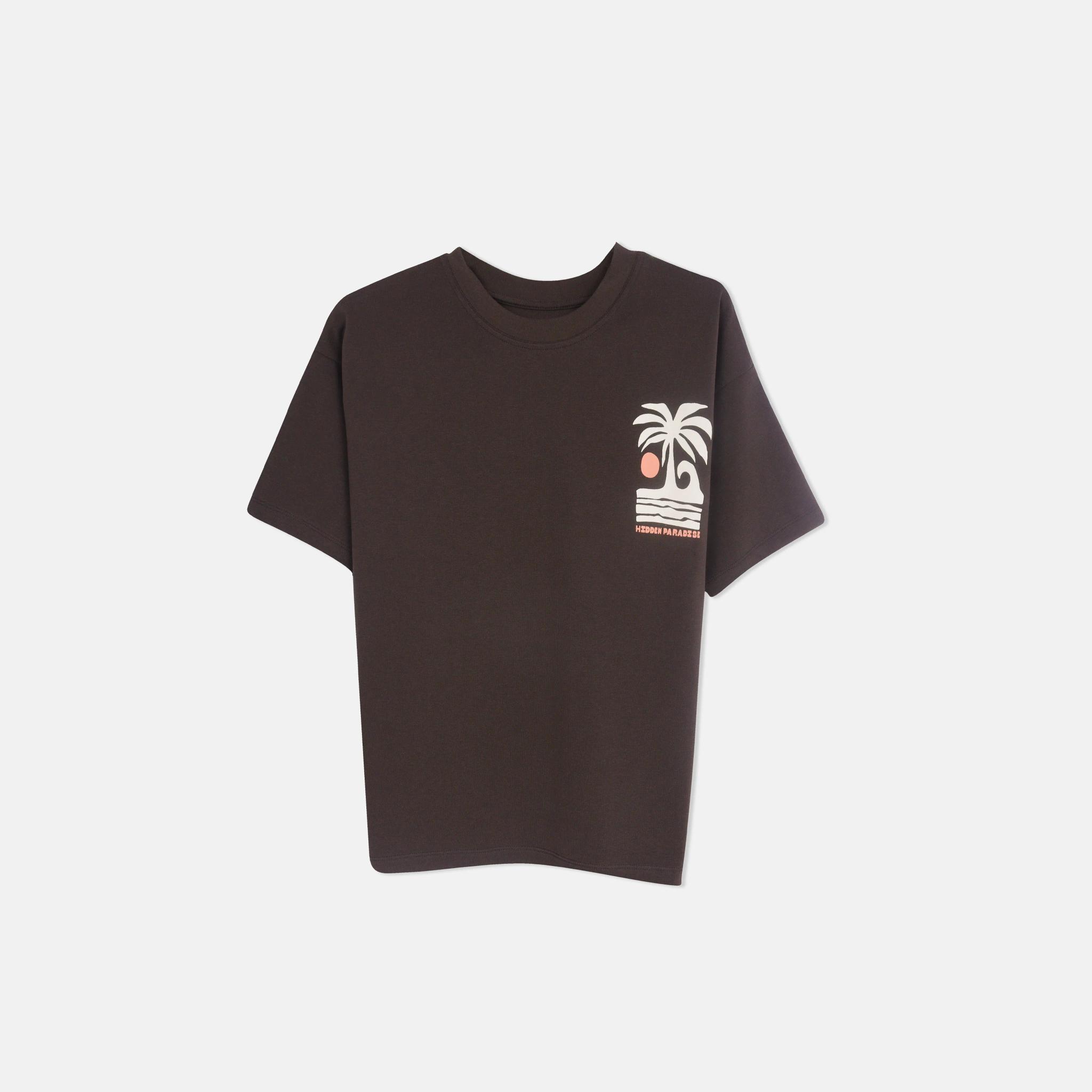 تي شيرت جرافيكي من مزيج القطن للأولاد product image