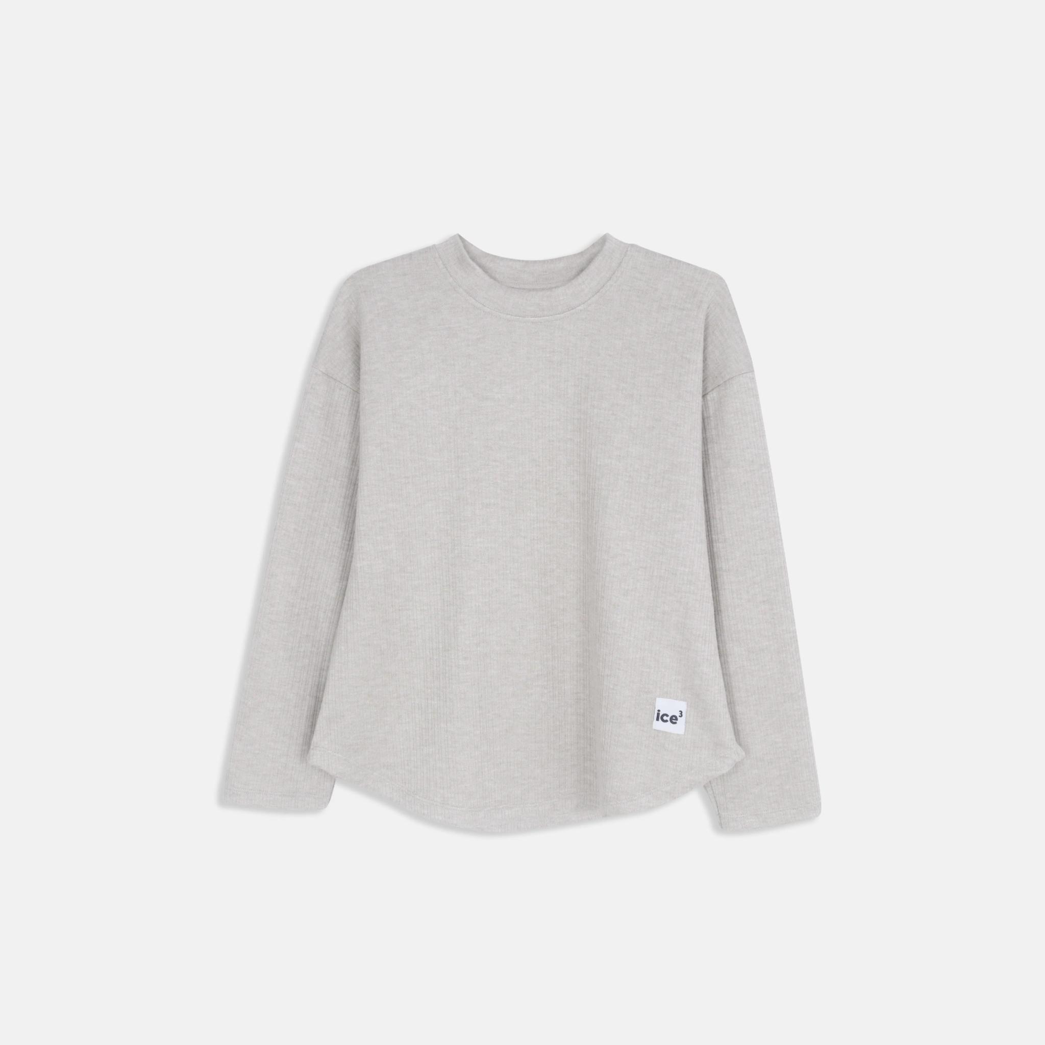 بلوزة بناتية بأكمام طويلة من قماش الوافل product image