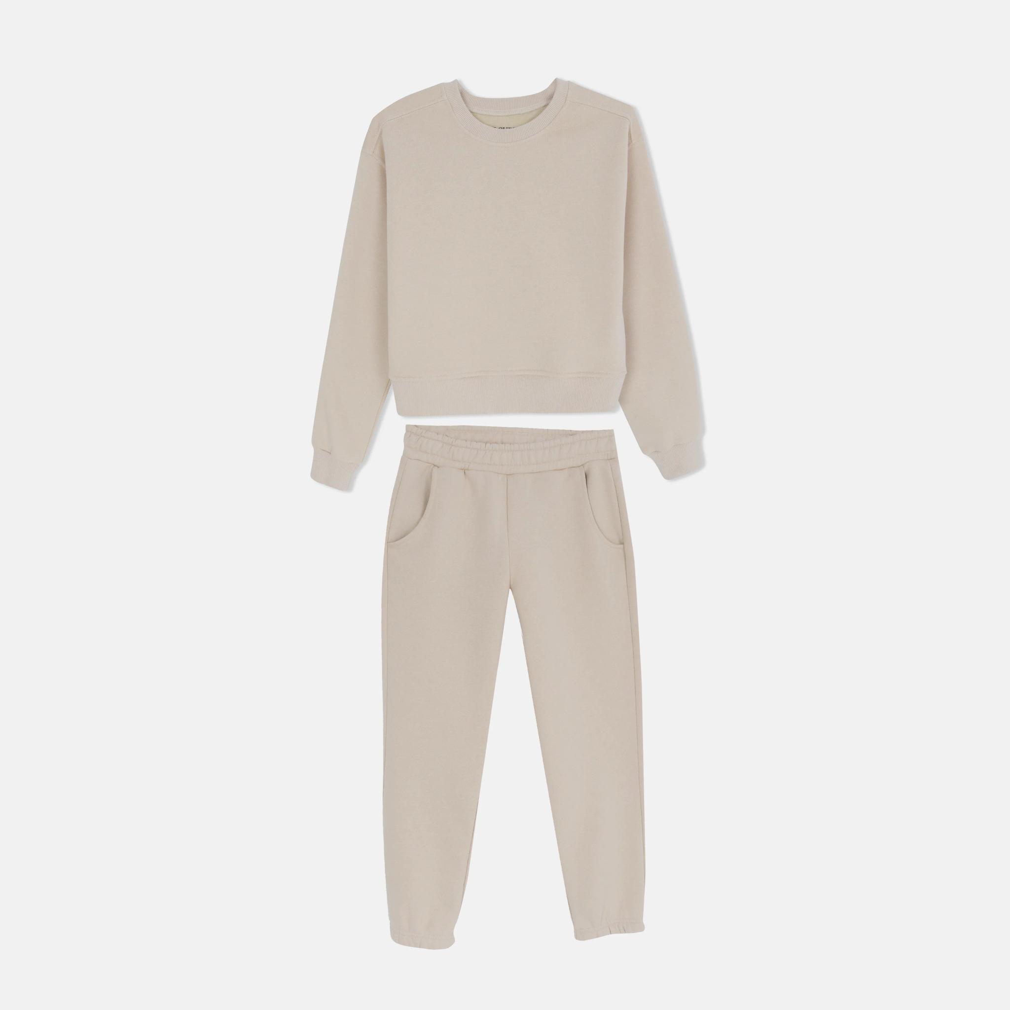 طقم سويت شيرت وجوغرز قصير للأطفال product image