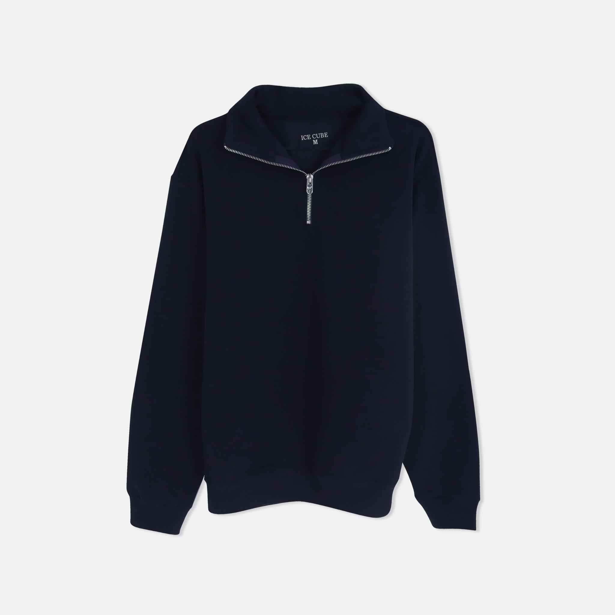 سويت شيرت رجالي من الصوف بسحاب ربع product image