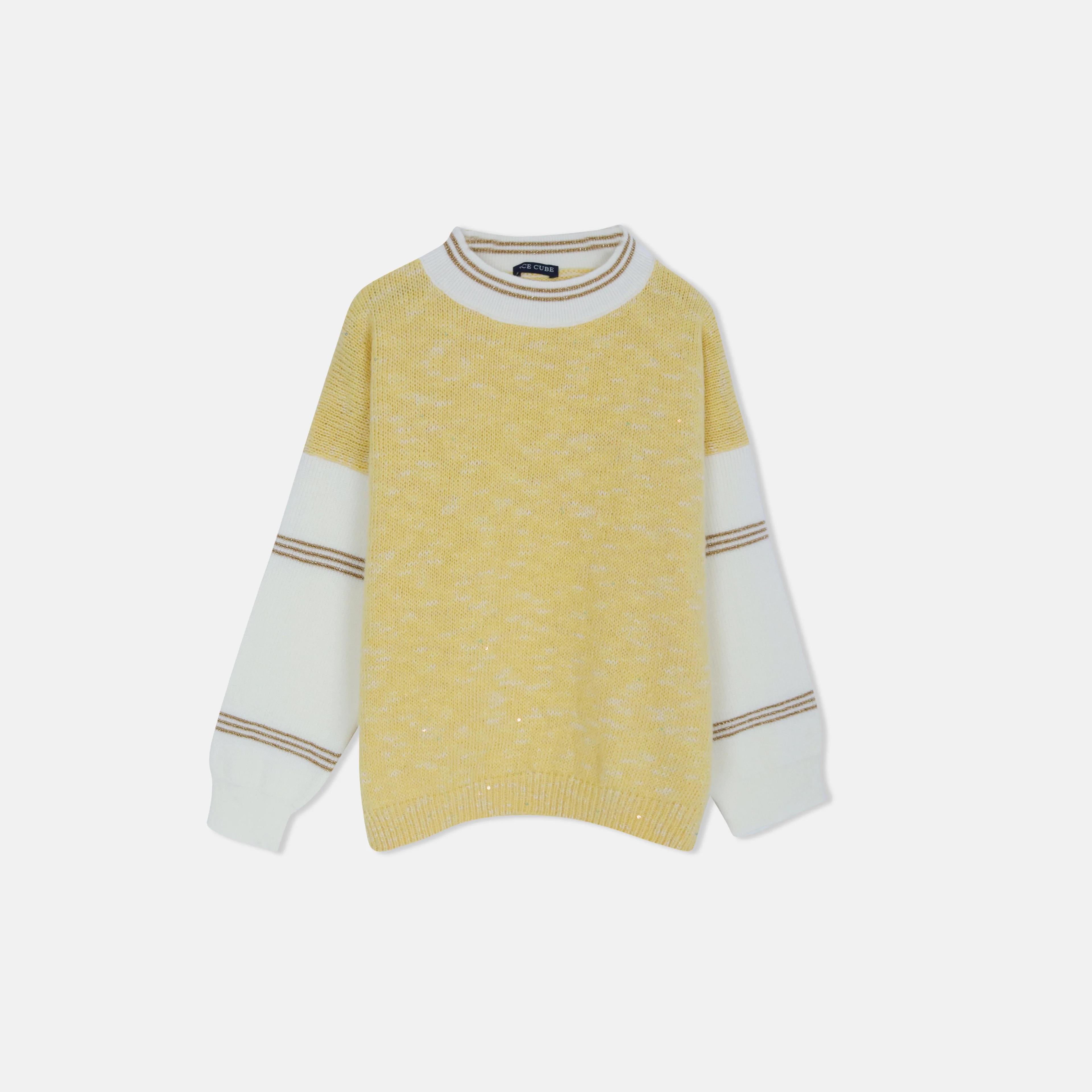 سترة قطنية مخططة بأكمام للبنات Thumbnail 2