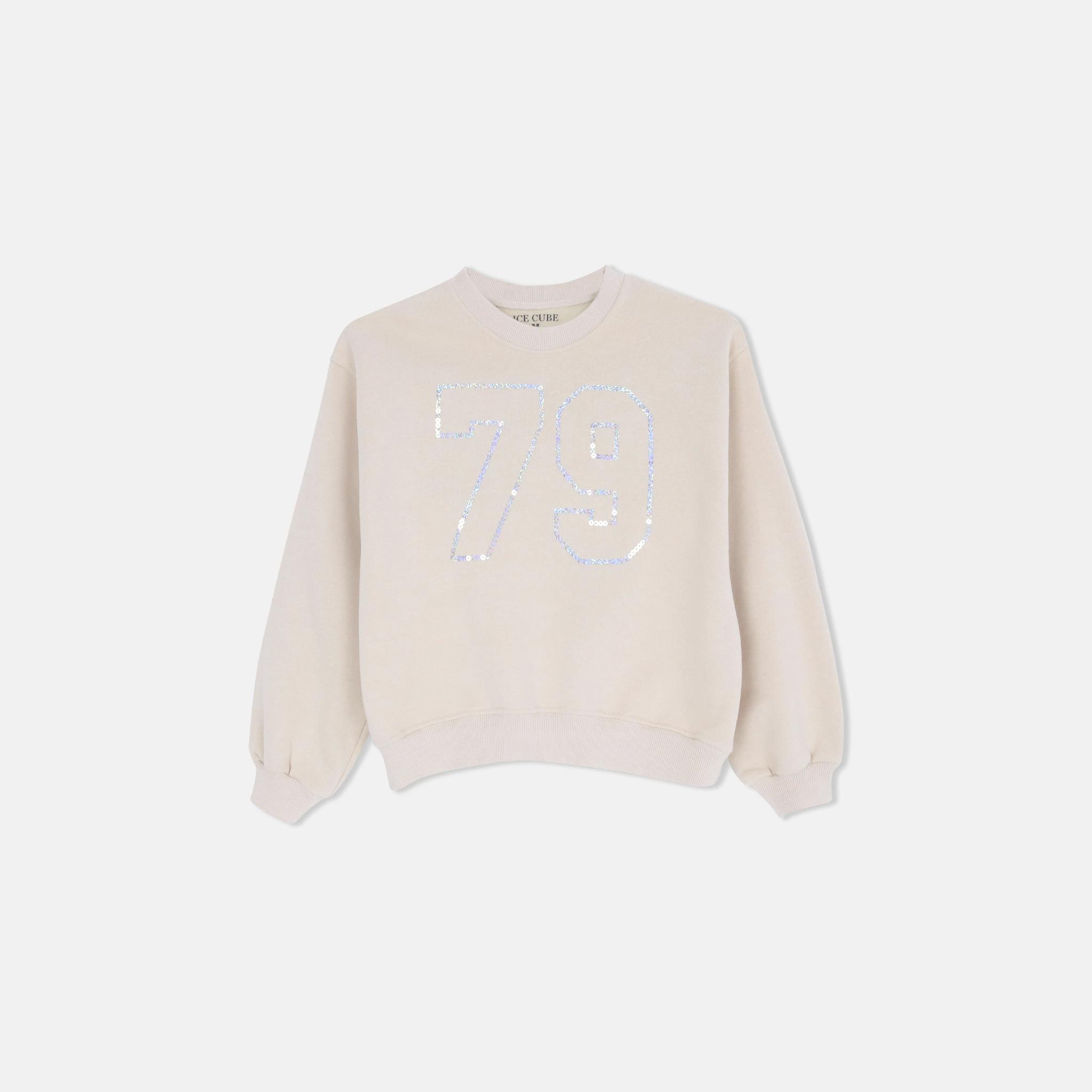 سويت شيرت بطبعة جرافيكية للبنات product image