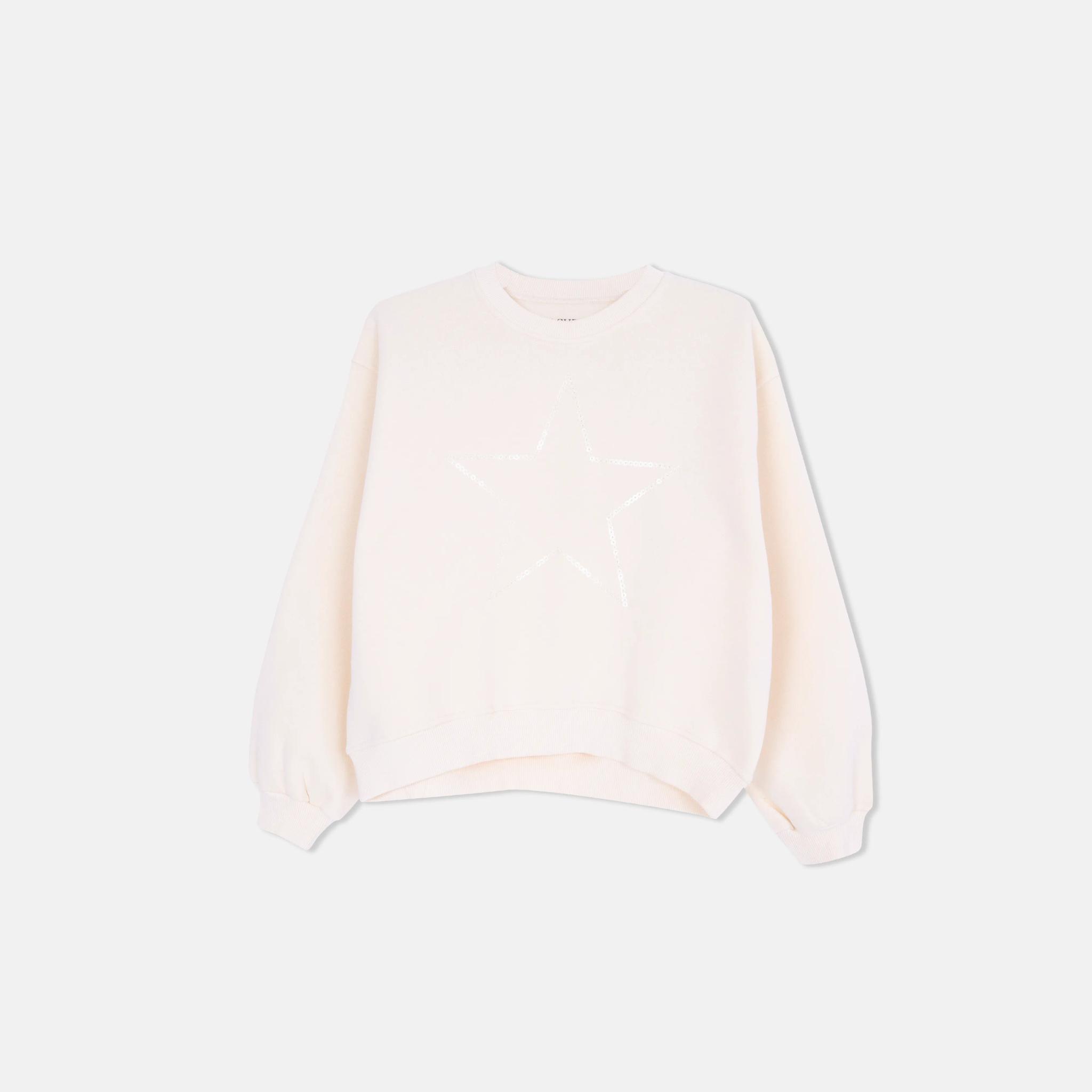 سويت شيرت بطبعة جرافيكية للبنات product image