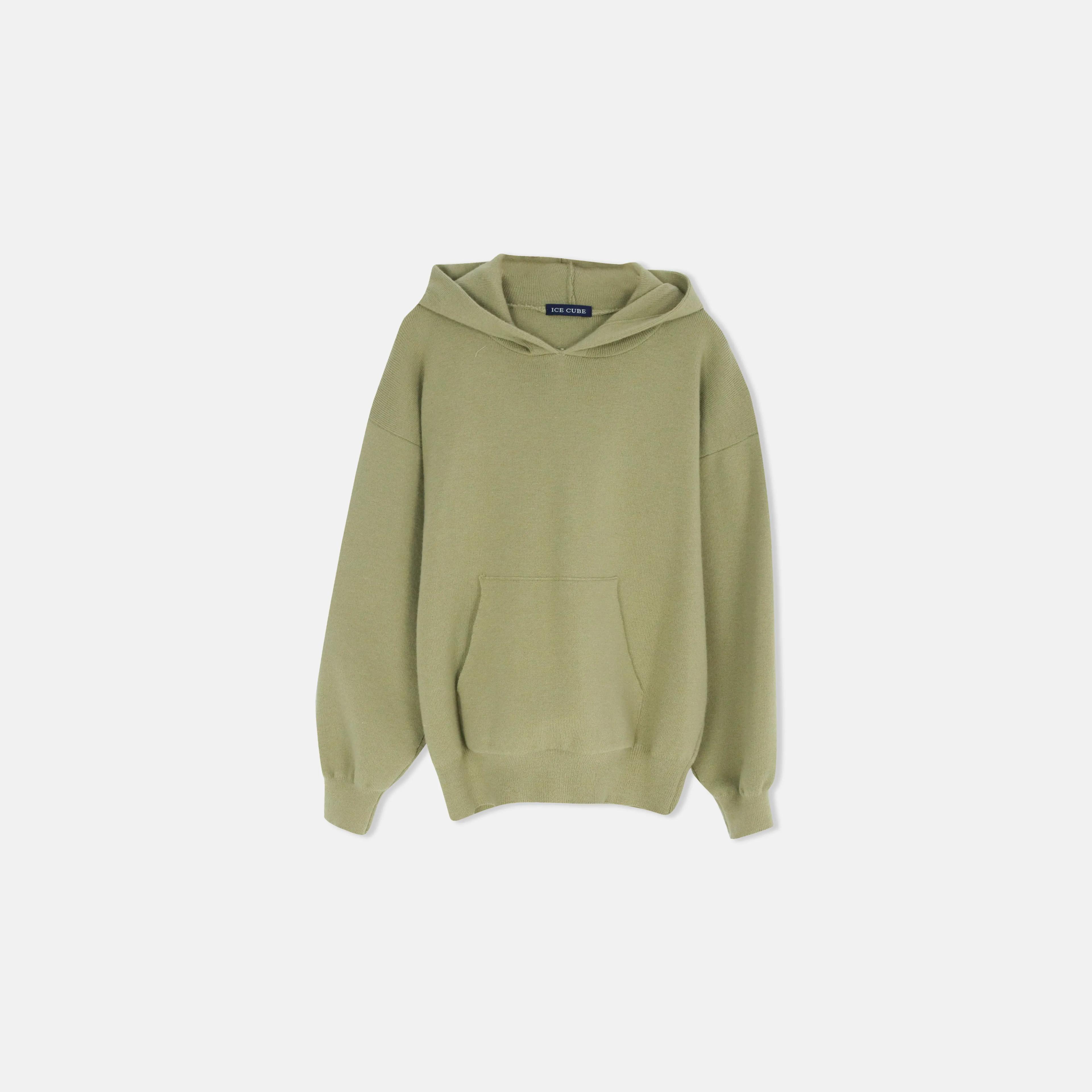 سترة بغطاء رأس ناعمة الملمس للأولاد مع جيب أمامي Thumbnail 2