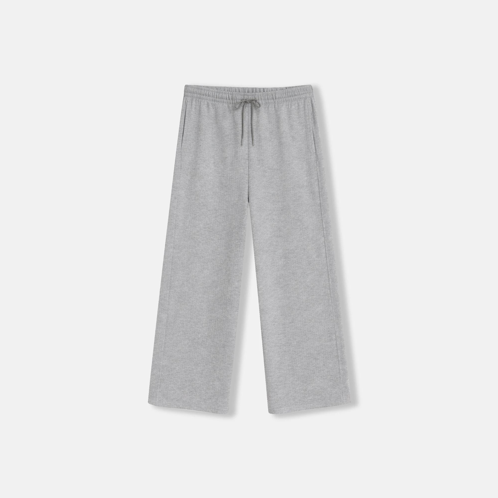 بنطلون رياضي نسائي واسع الساقين بخصر عالٍ product image