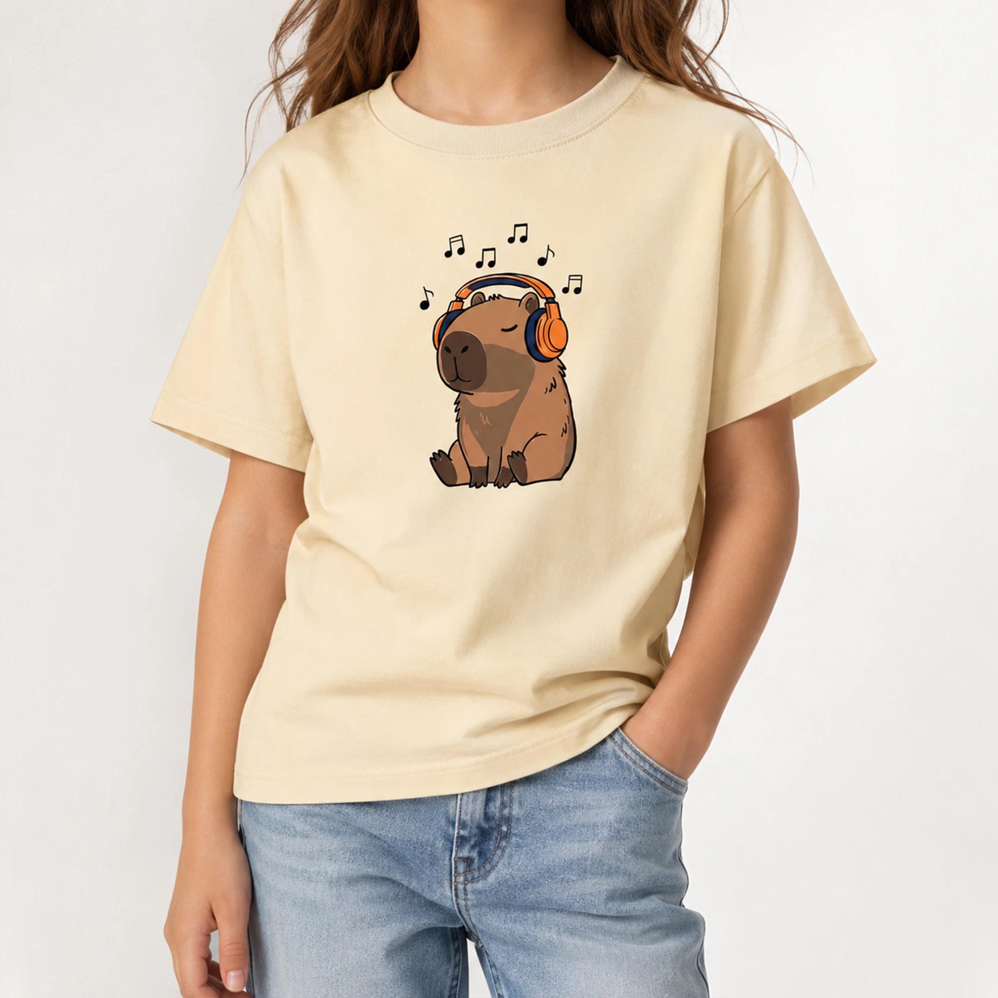 تيشيرت قصير للبنات بطبعة  product image