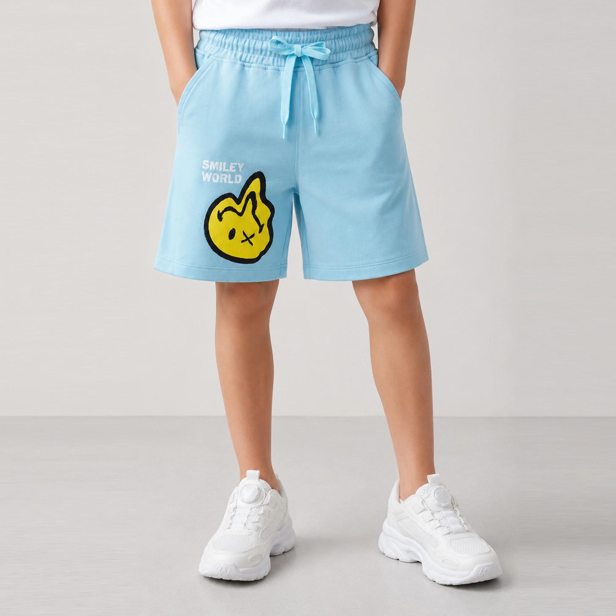 شورت رياضي للأولاد بطبعة Smiley World product image