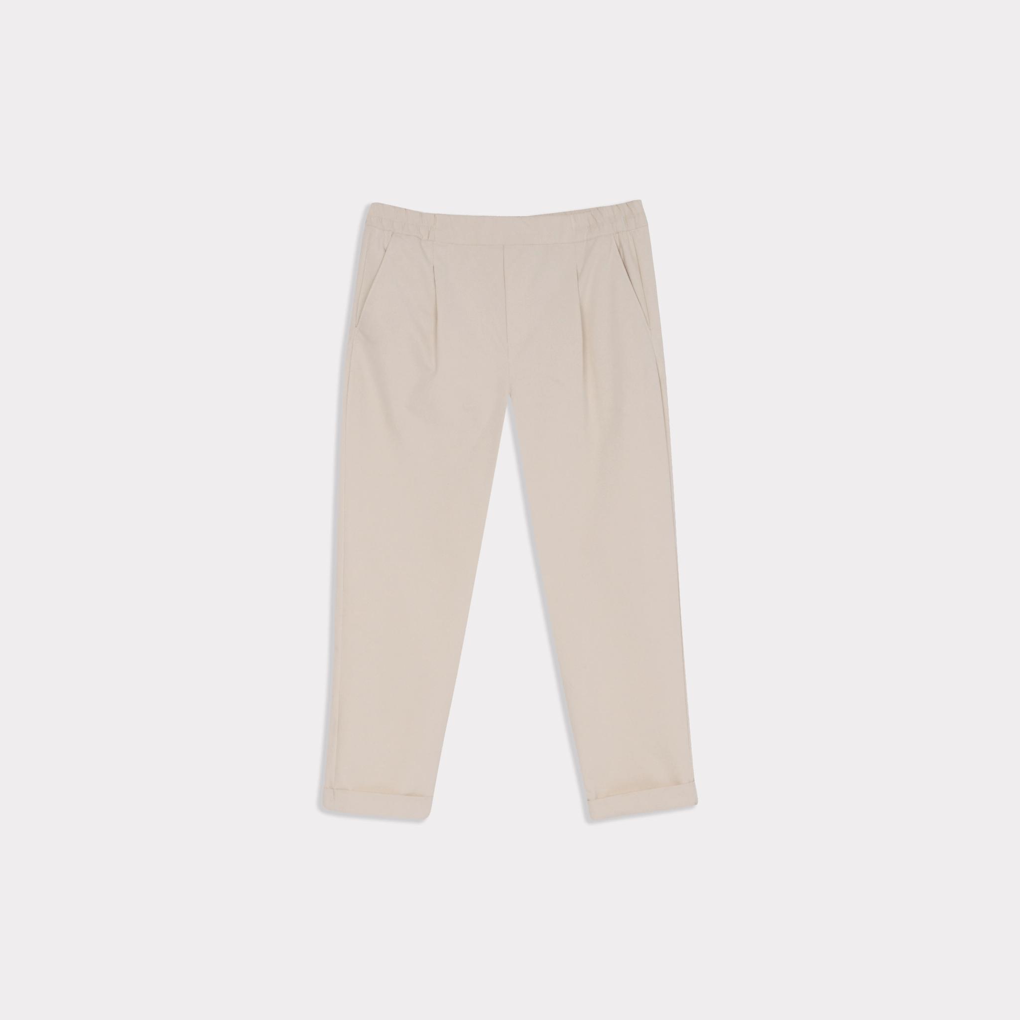 بنطلون بوليستر مطوي للنساء product image