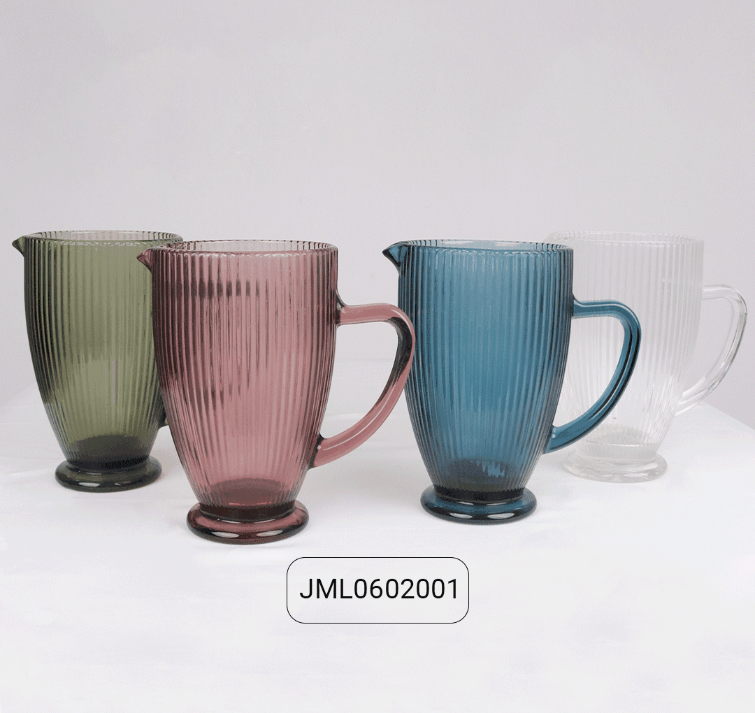 ابريق زجاجي بلون سادة product image