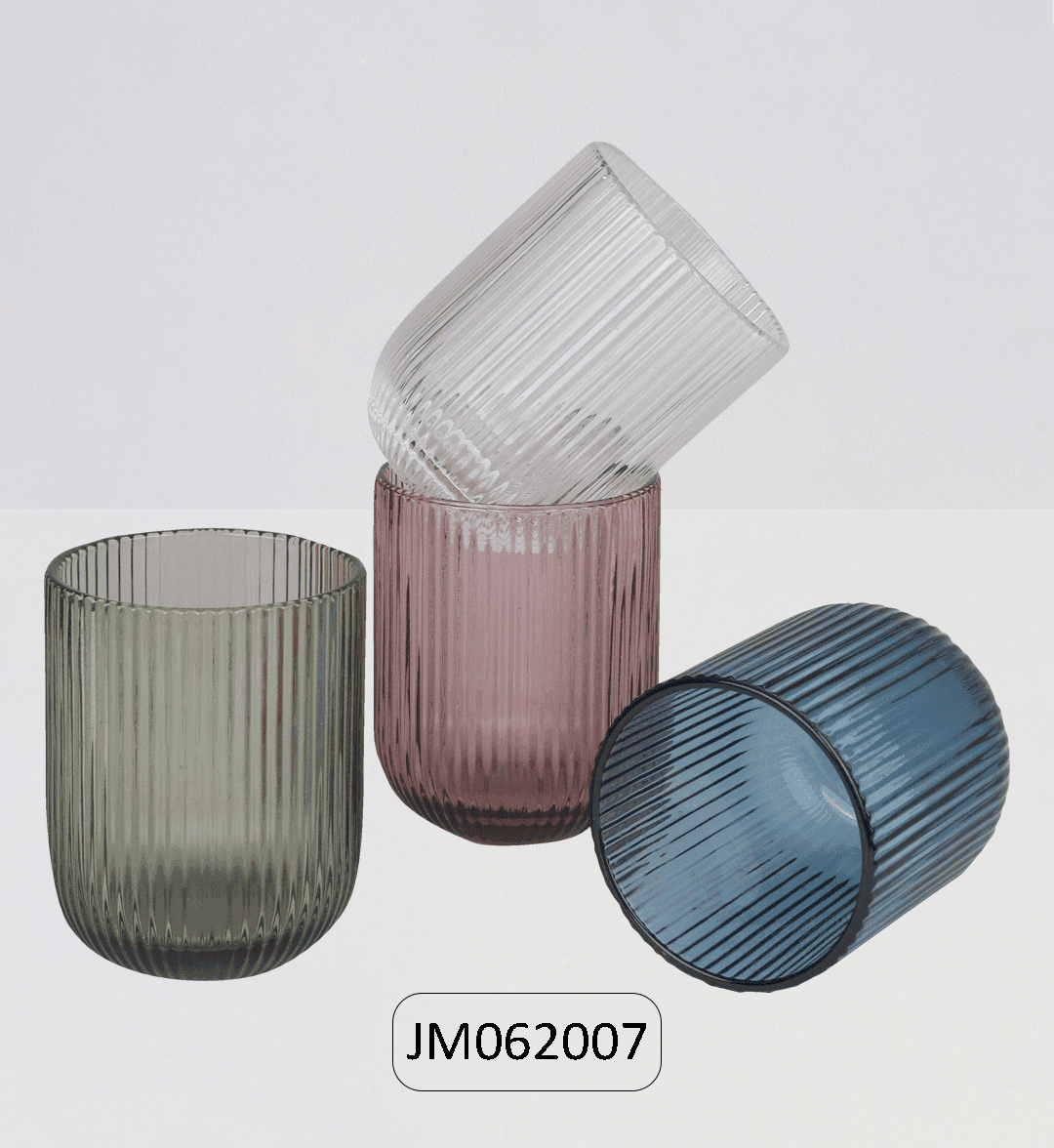 كوب زجاجي ملون  alternative product image