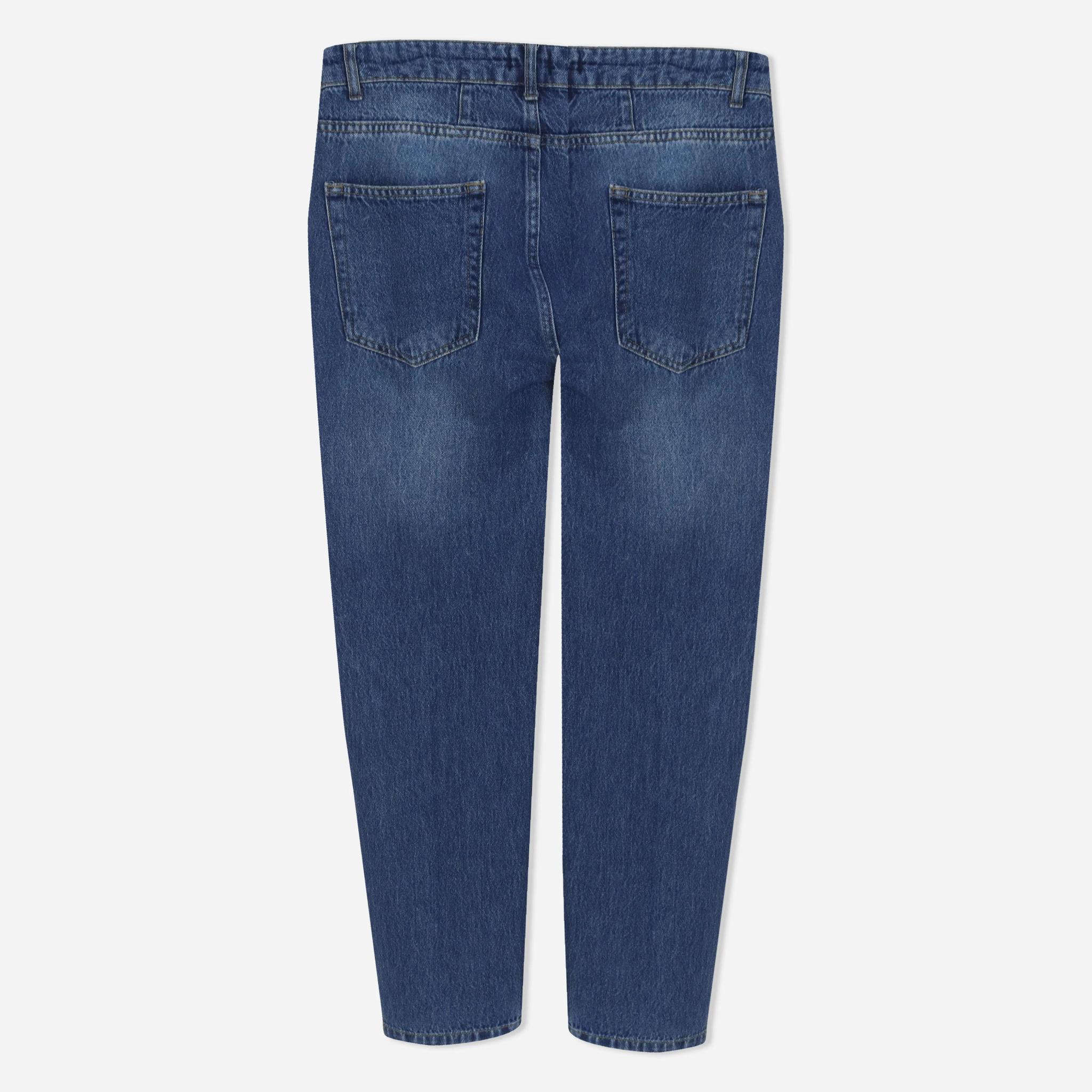 بنطلون جينز رجالي ذو ساق مستقيمة media preview 3