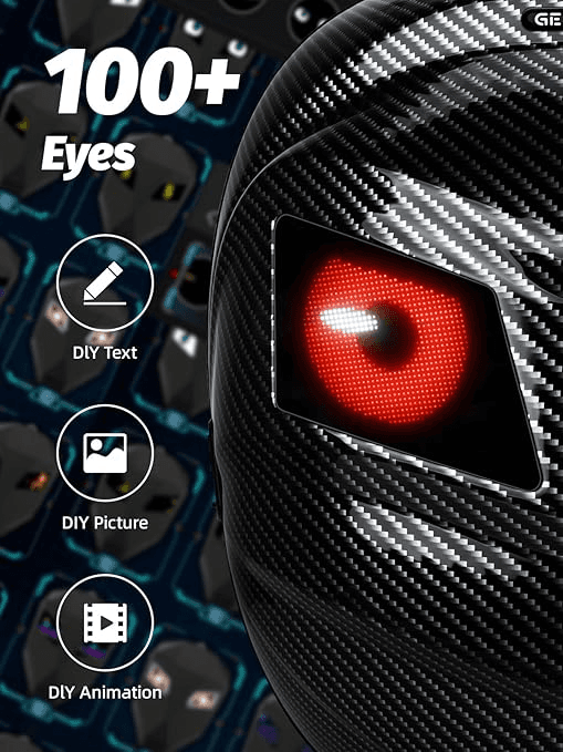 حقيبة ظهر بإضاءة LED باللون الأسود media preview 2