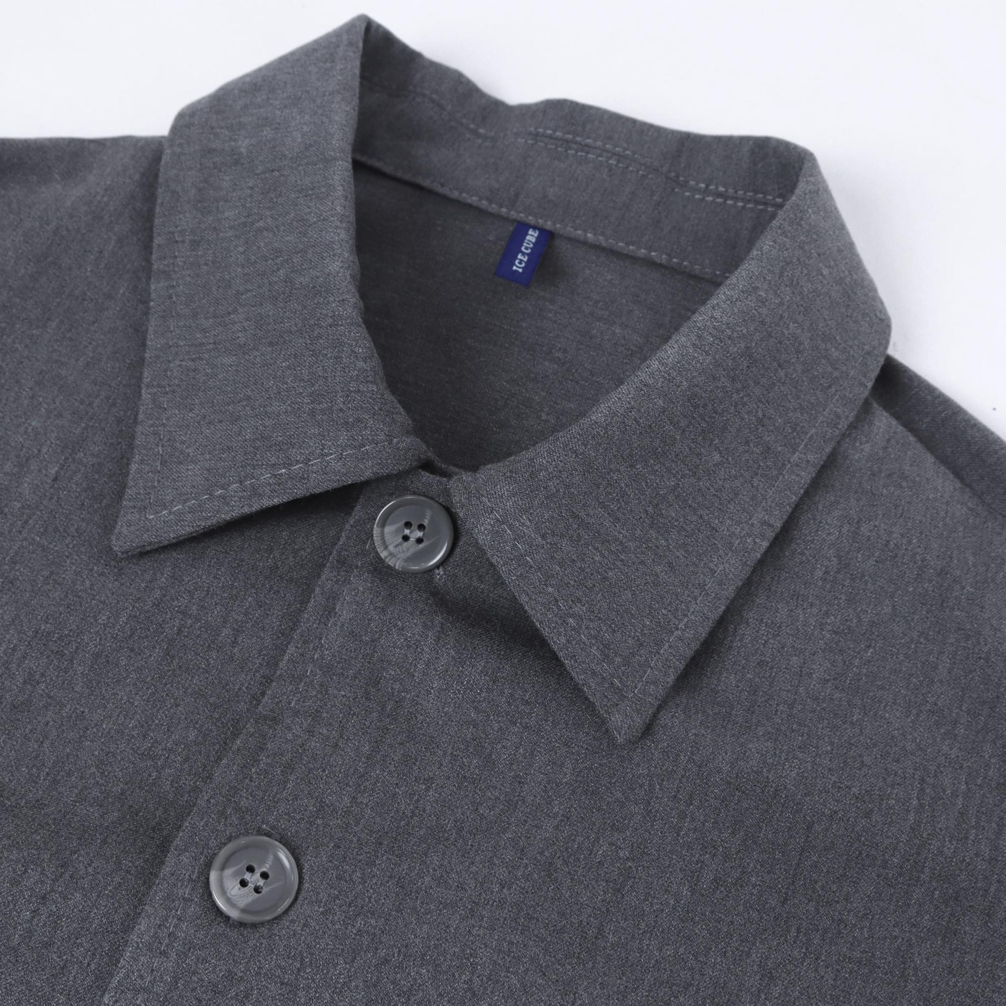 جاكيت رجالي مطاطي بأزرار أمامية media preview 2