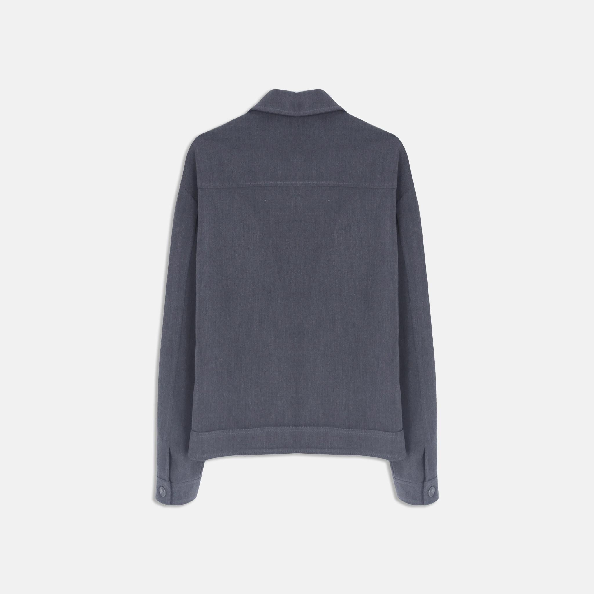 جاكيت رجالي مطاطي بأزرار أمامية media preview 4