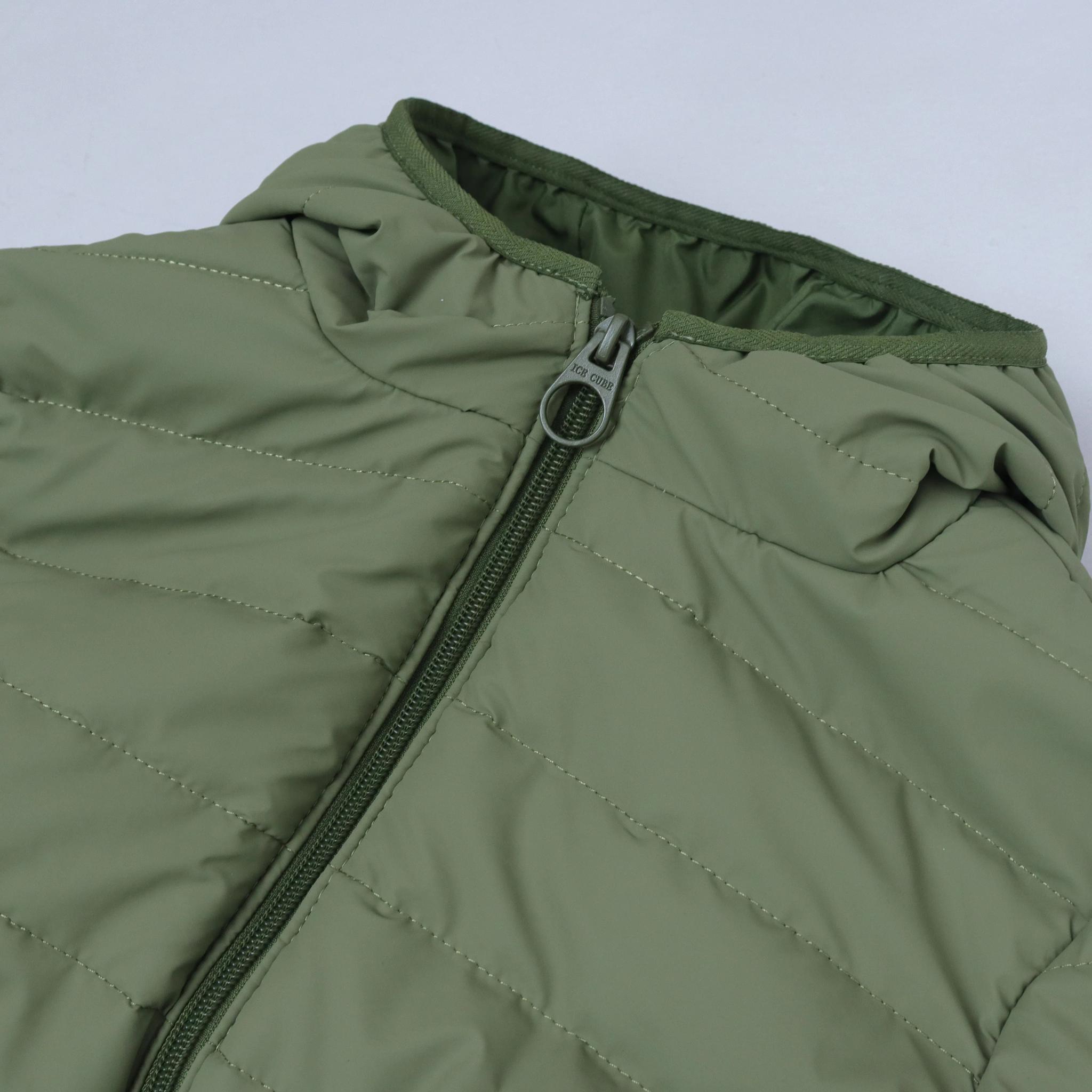 سترة منفوخة بغطاء رأس للأولاد media preview 2