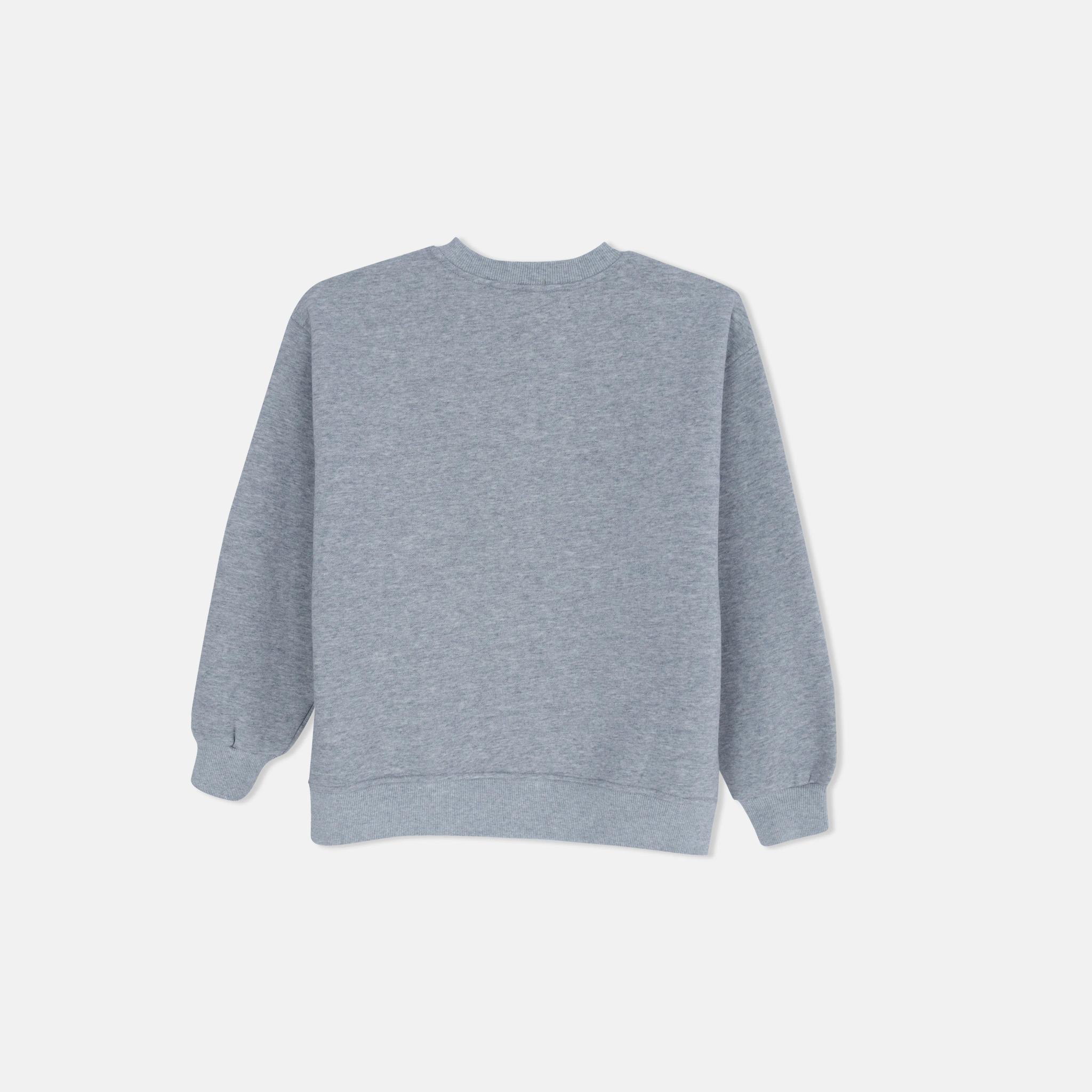 سترة جرافيكية برقبة دائرية، ملابس كاجوال للبنات media preview 4