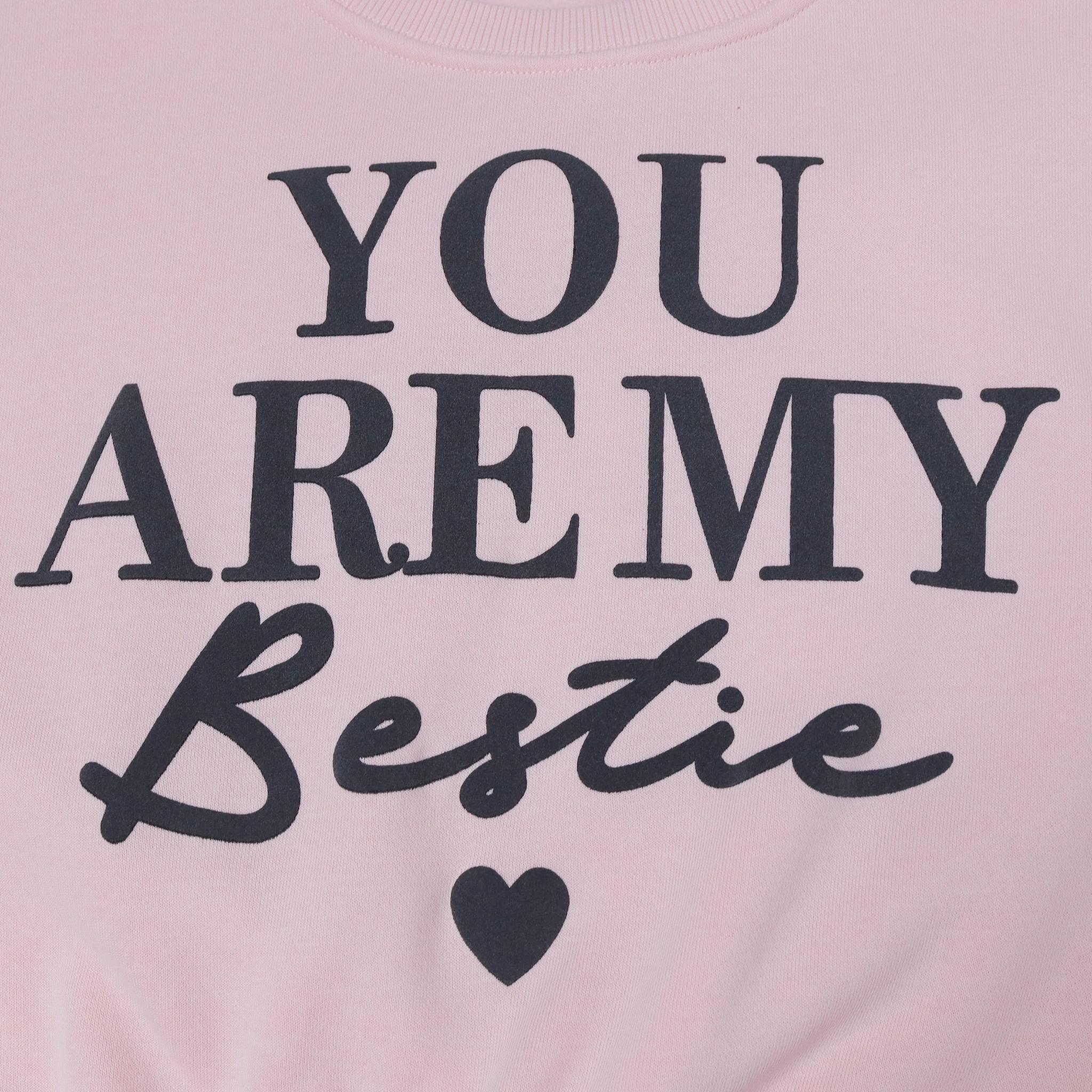 بلوفر من مزيج القطن مع رسومات للبنات media preview 3