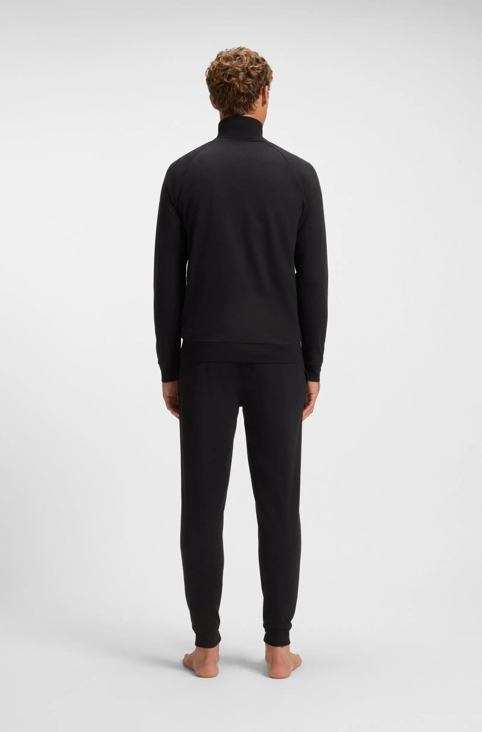 سترة BOSS مخططة وشعار media preview 4