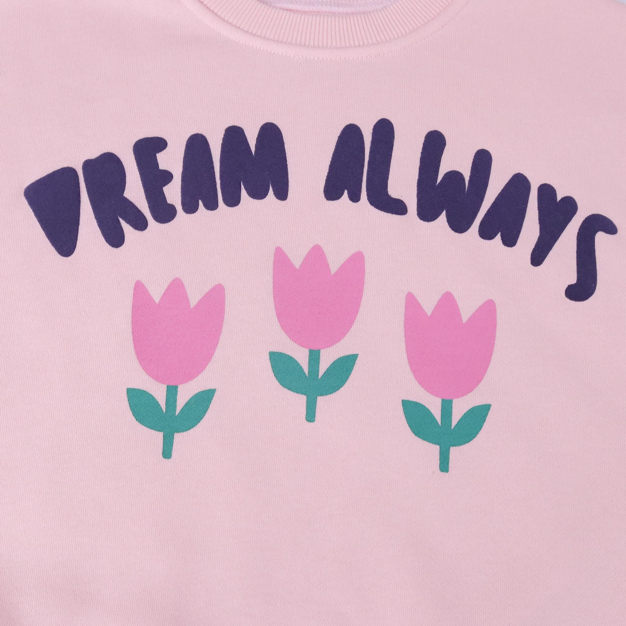 سويت شيرت بطبعة جرافيكية للبنات media preview 3