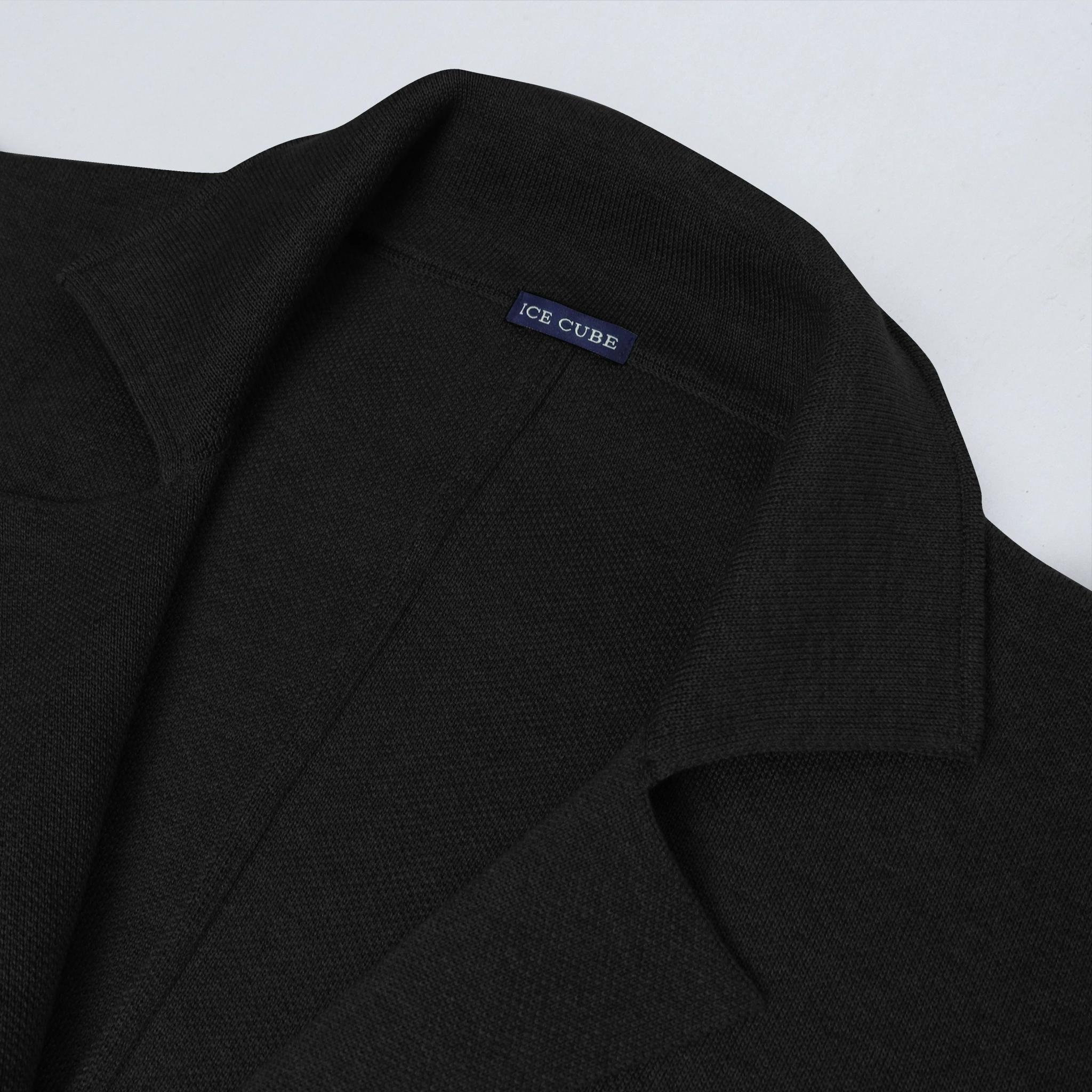 جاكيت رجالي محبوك مفتوح من الأمام media preview 2