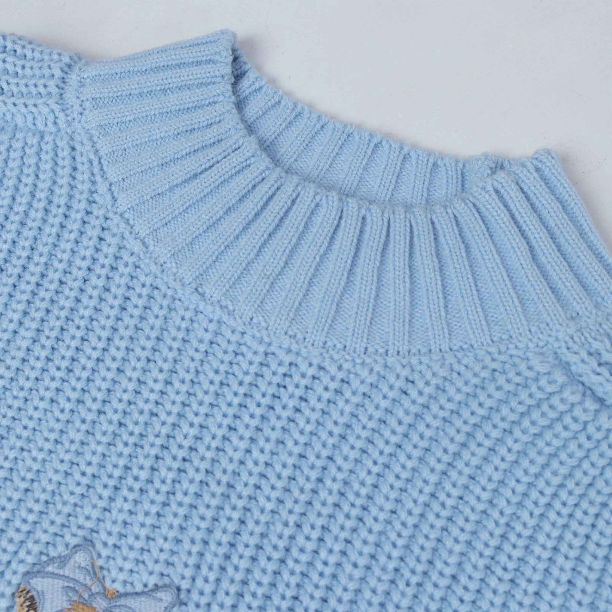 سترة نسائية محبوكة برسومات دب media preview 2