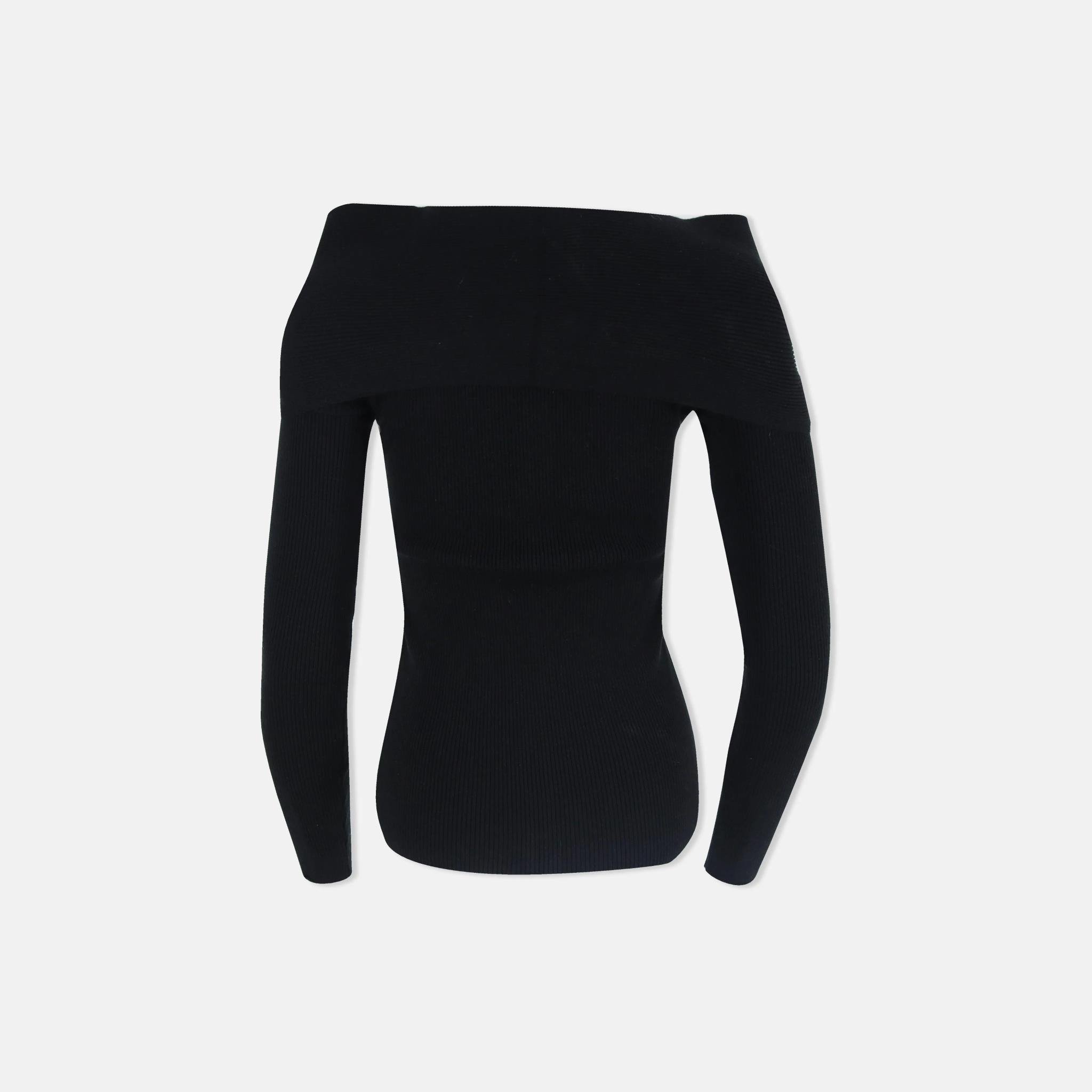 بلوزة نسائية محبوكة كاجوال media preview 3