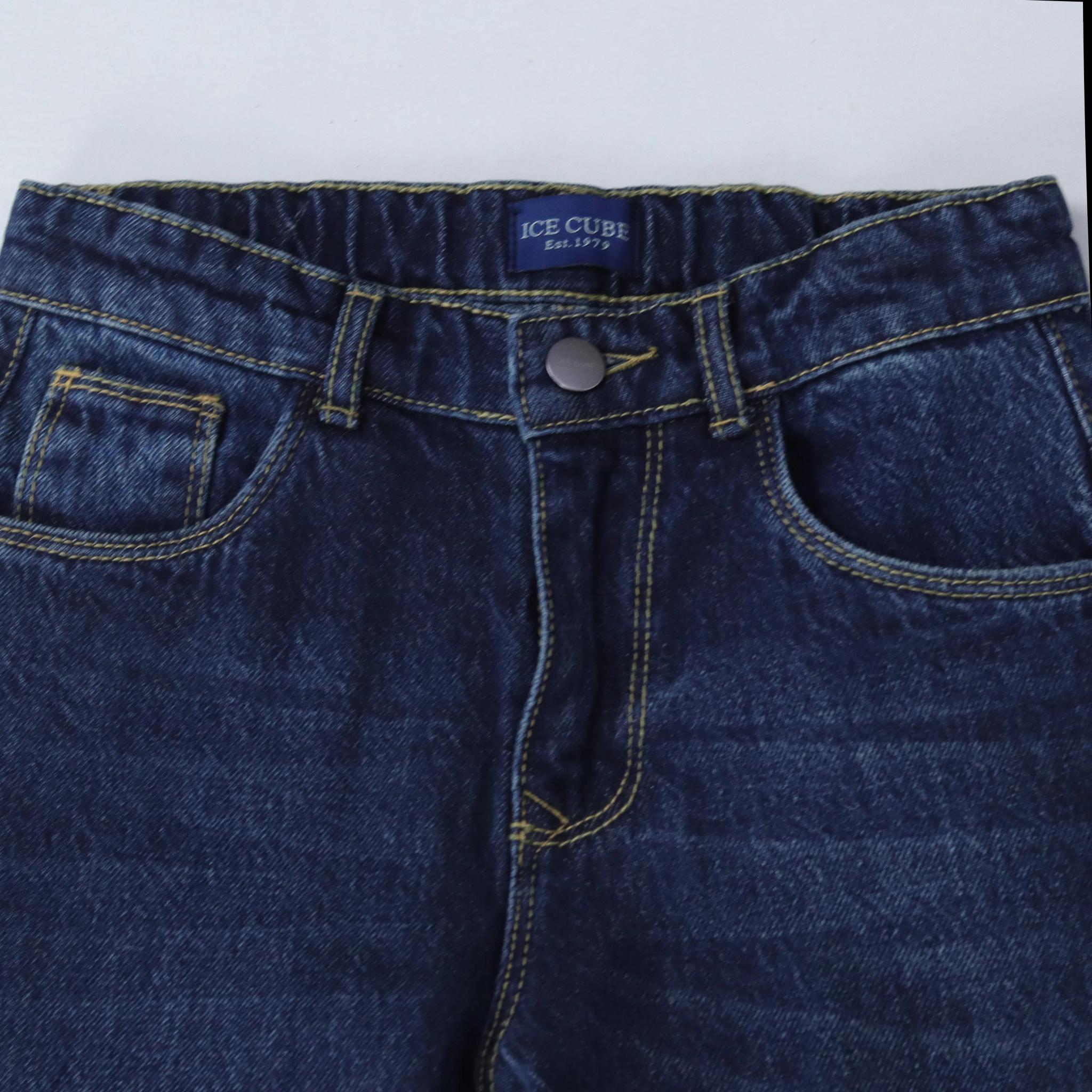 بنطلون جينز كلاسيكي مستقيم الساق للأولاد media preview 2