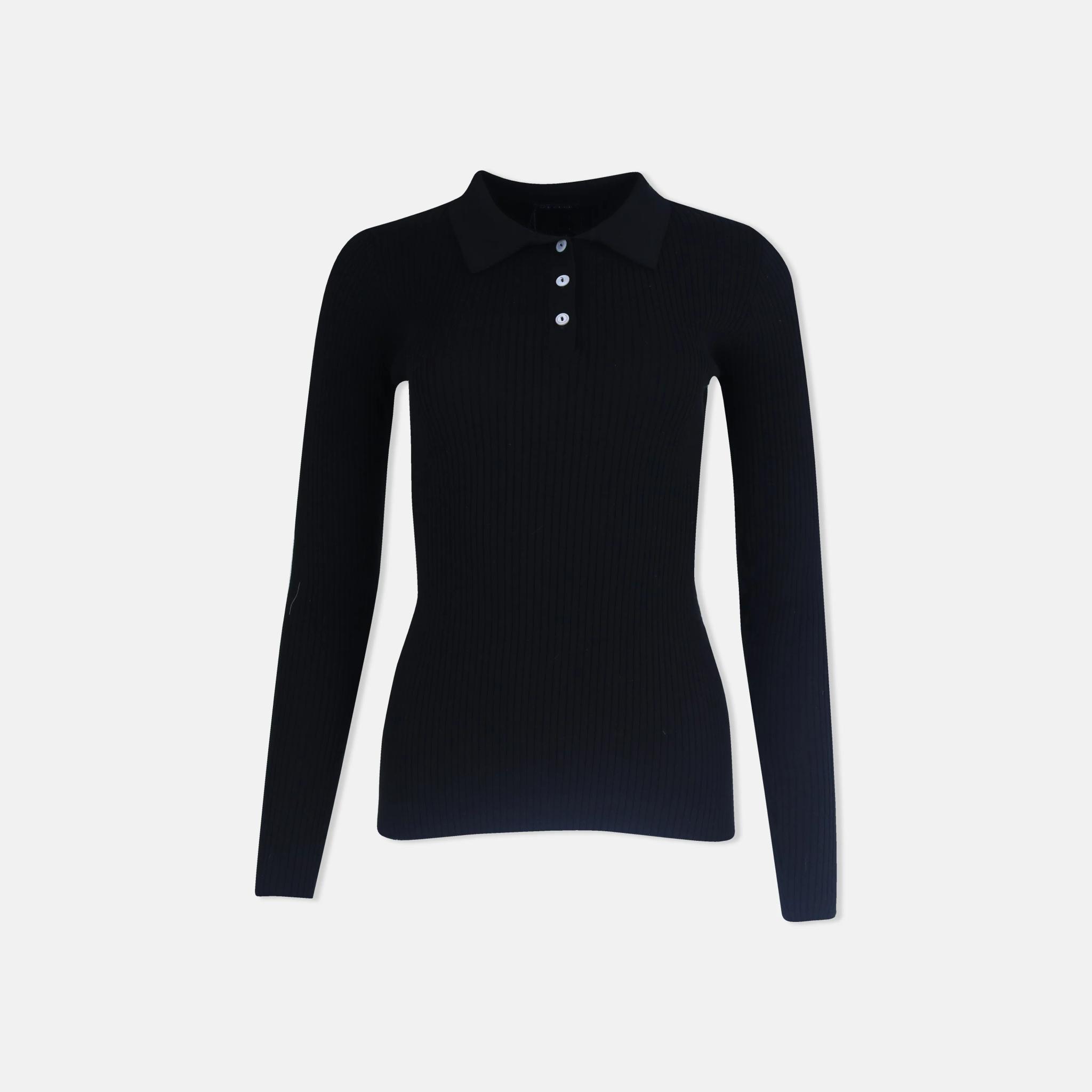 سويتشيرت بولو نسائي بأكمام طويلة product image