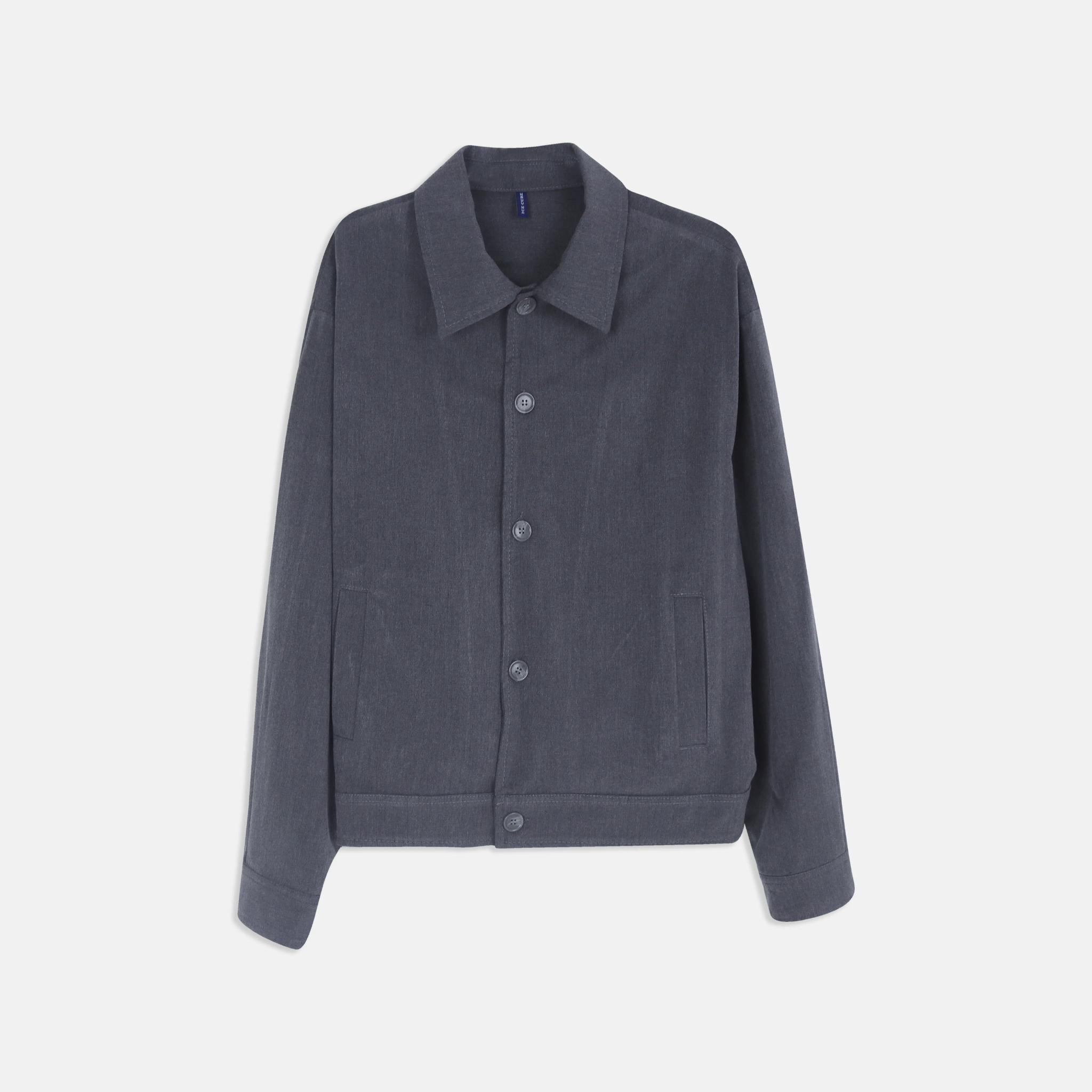 جاكيت رجالي مطاطي بأزرار أمامية product image