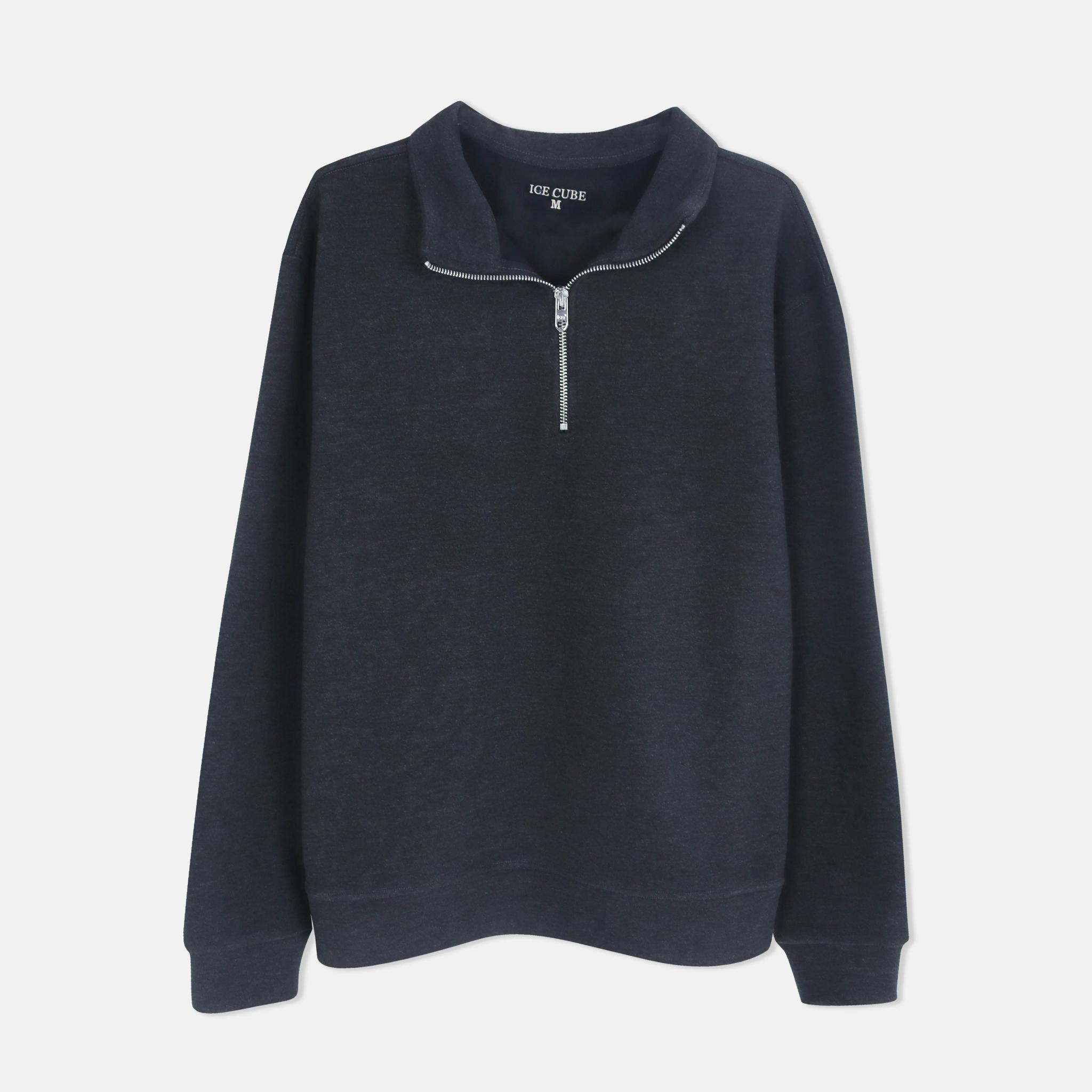 هودي رجالي رمادي بنص سحاب product image